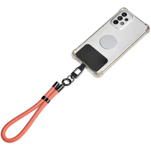 Altitude Atlier Wrist Phone Strap in Pouch - Coral Unbranded Phone